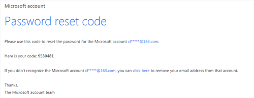 check security code in email check security code in email