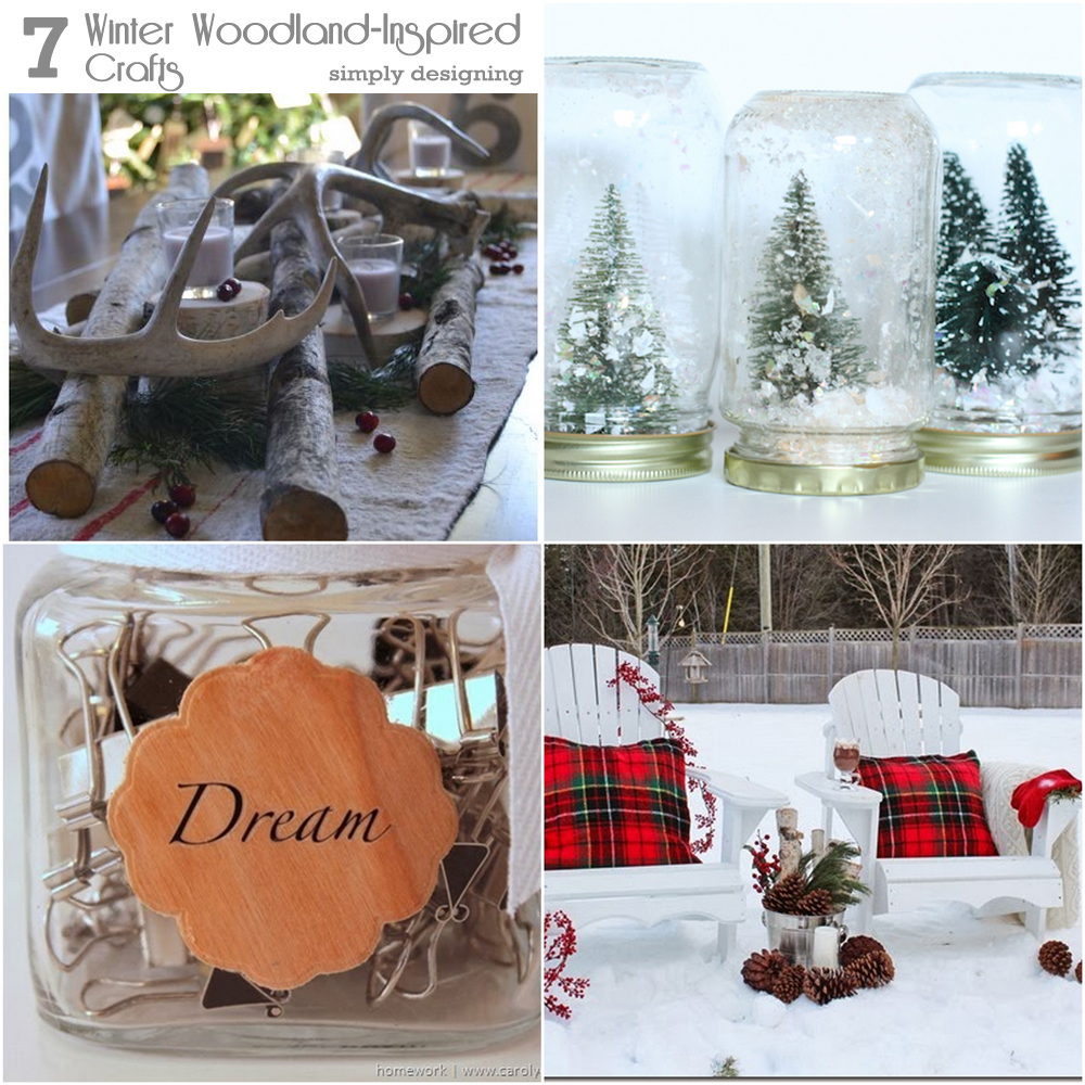 7 Winter Woodland Inspired Crafts | #wintercrafts #crafts #diy #woodland 7 Winter Woodland Inspired Crafts | #wintercrafts #crafts #diy #woodland