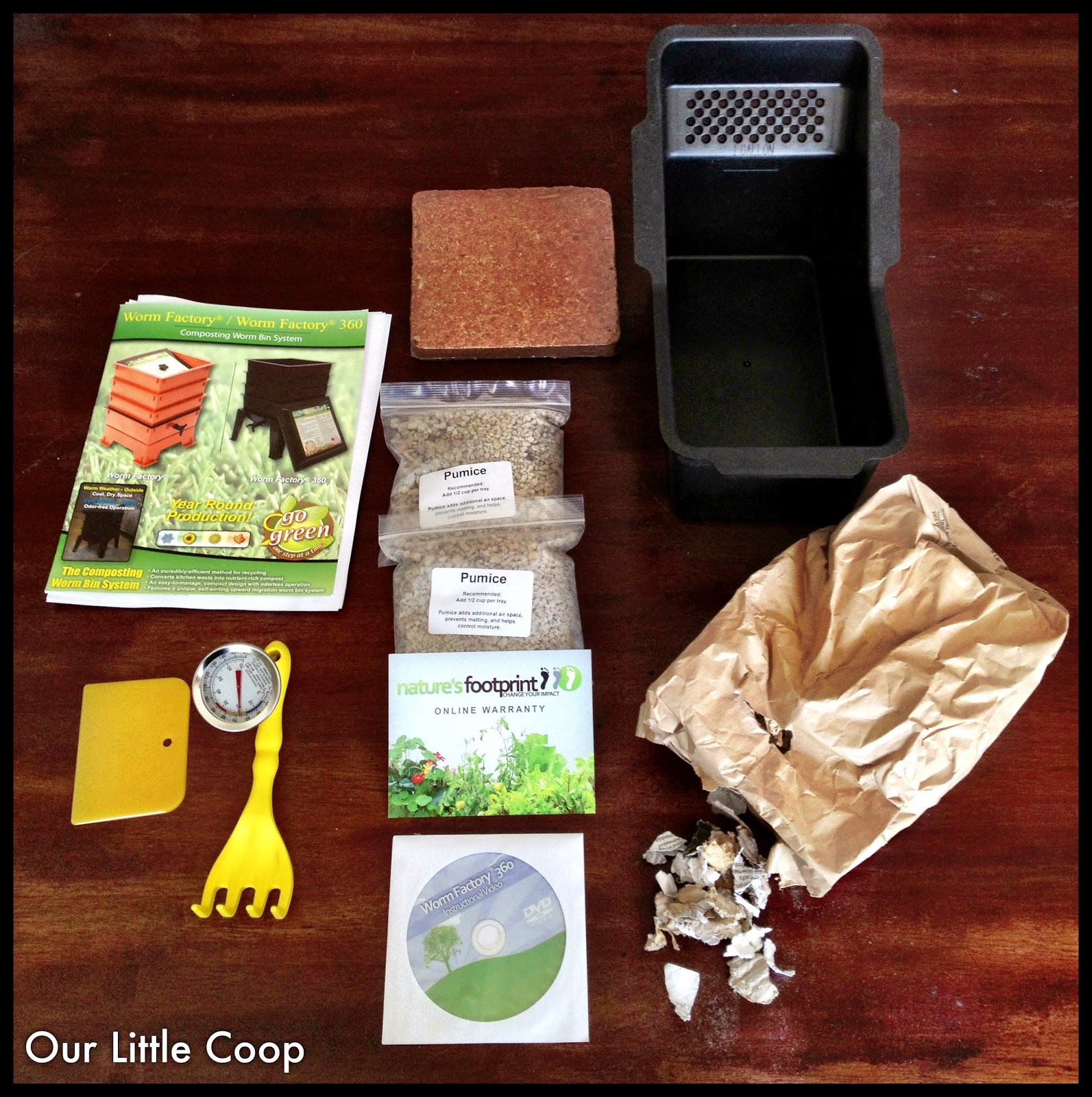 Our Little Coop Composting With The Worm Factory 360 (overview and setup)
