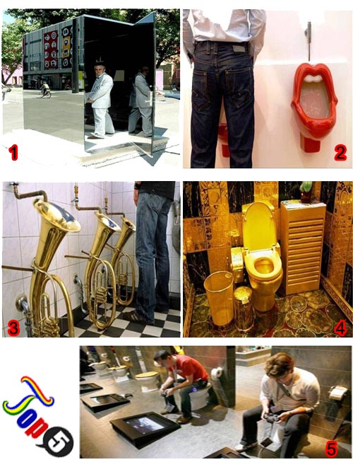 5 Toilet Terunik di Dunia Toilet