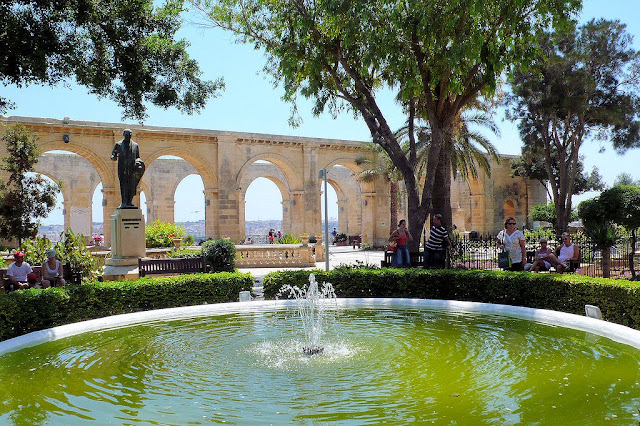 Another shot of the Upper Barracca Gardens in Valletta, Malta. Photo: Wolfgang Jung.