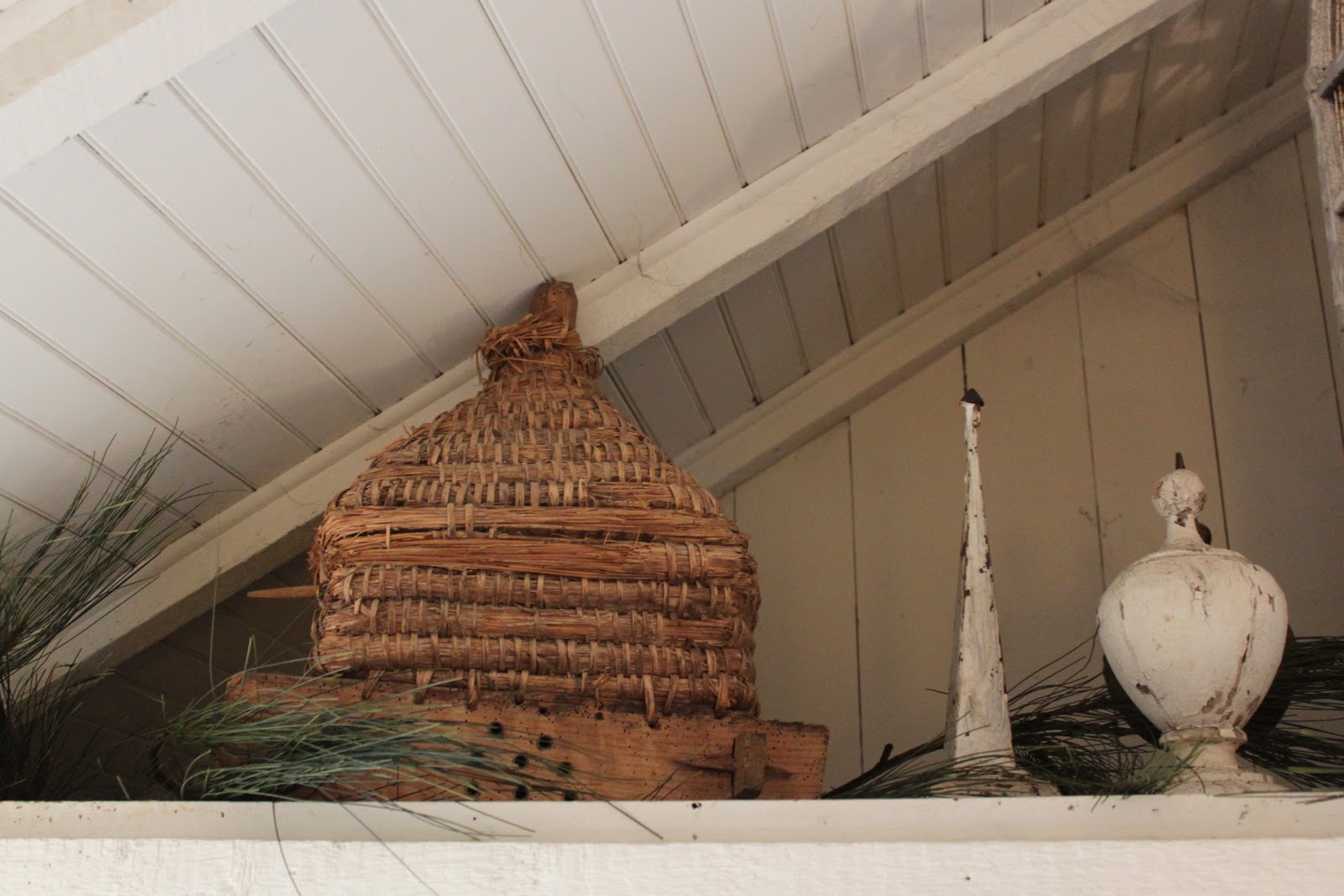 52 FLEA Antique French Bee Skep For Sale