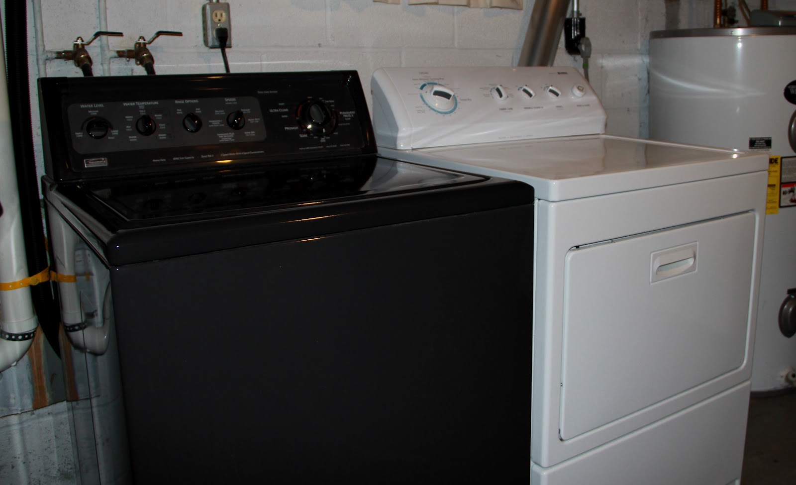 Bringing along OCD . . . OCD Washer, dryer, lights