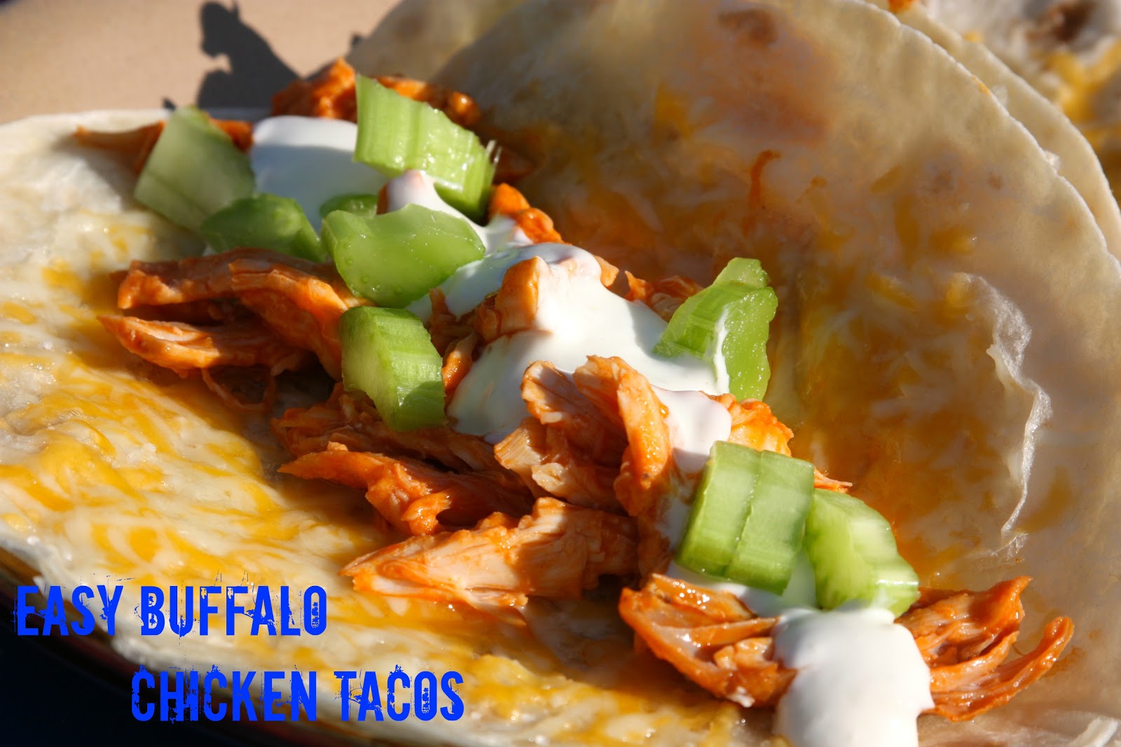 My Recipe Box Easy Buffalo Chicken Tacos