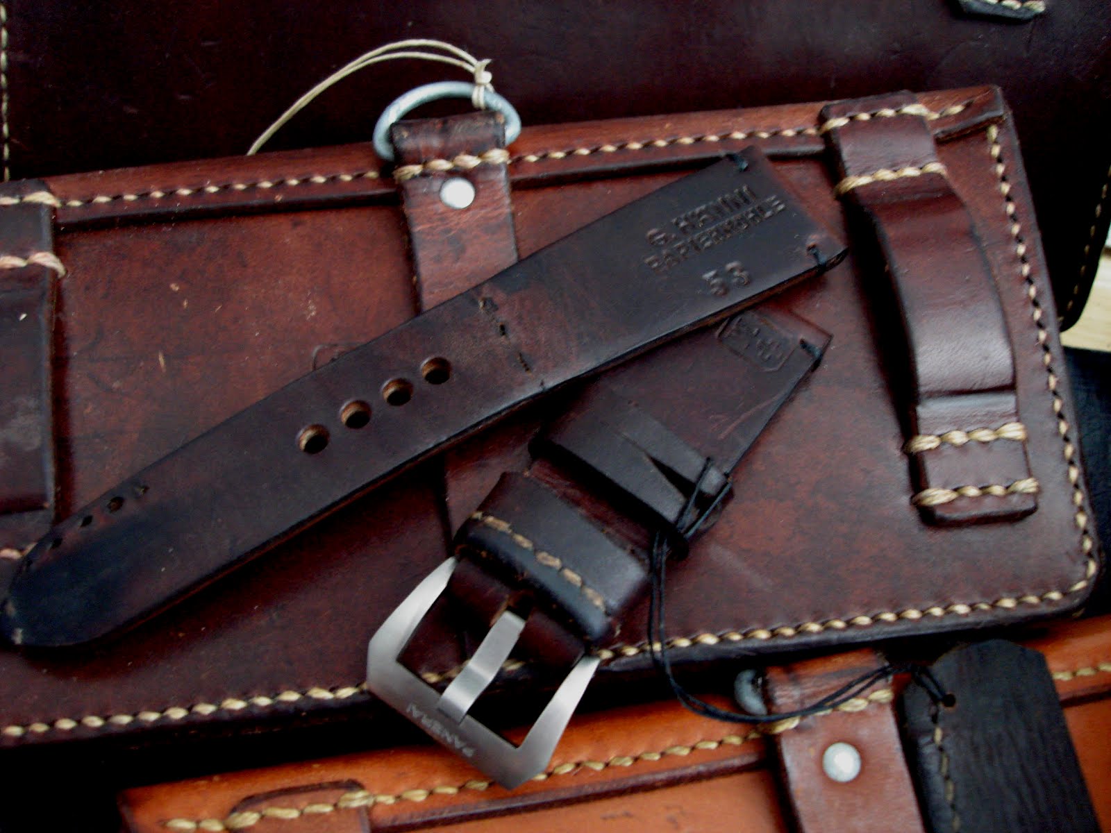 Dangerous9straps Stephan's PAM343 on 1953 Swiss Ammo strap