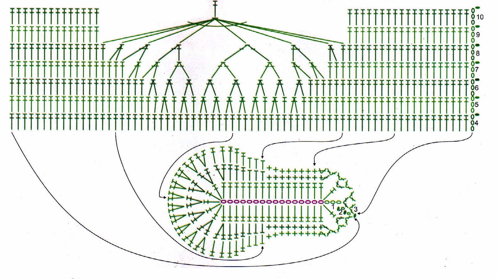 diagrama de zapatitos buho tejidos a crochet