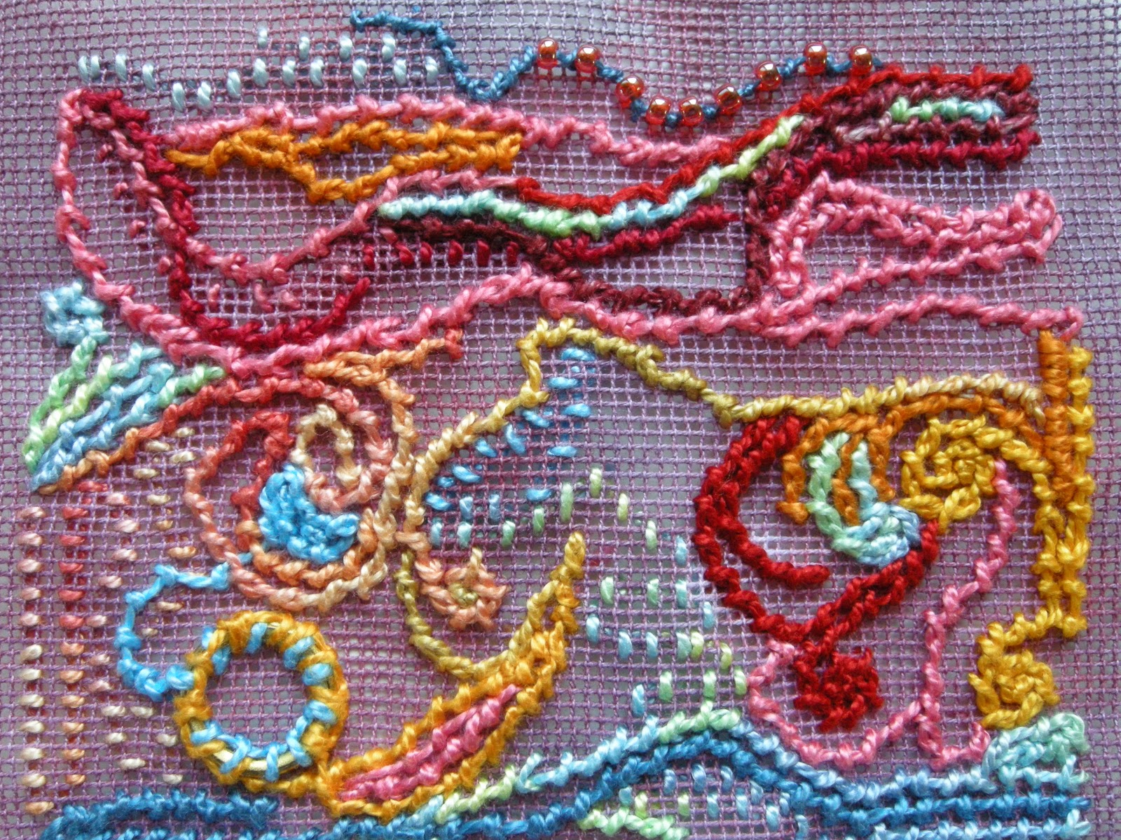 Queenie's Needlework TAST 66 Coral Stitch