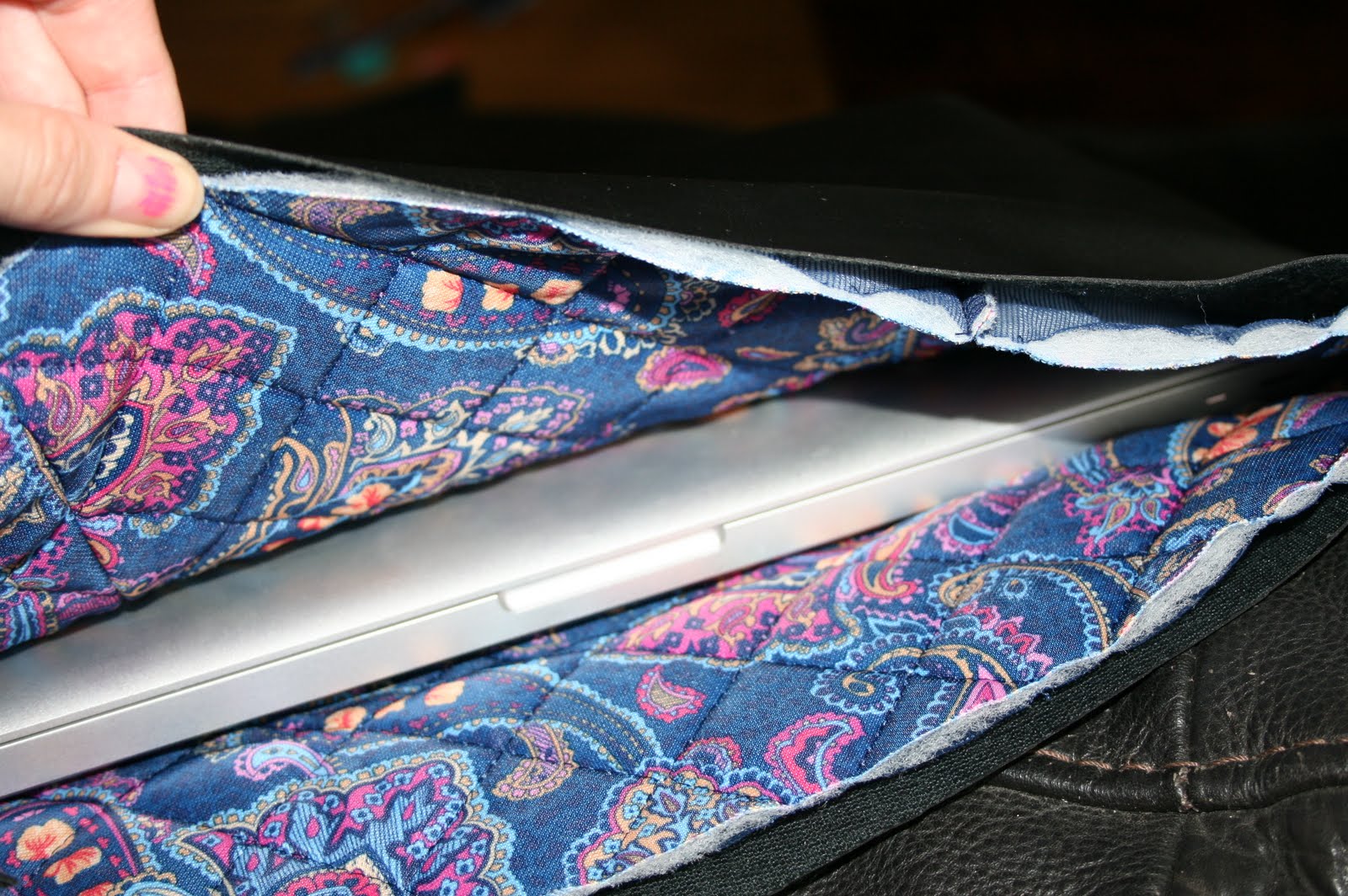 Tutorial DIY Chanel Leather Laptop Case LULUTRIXABELLE a