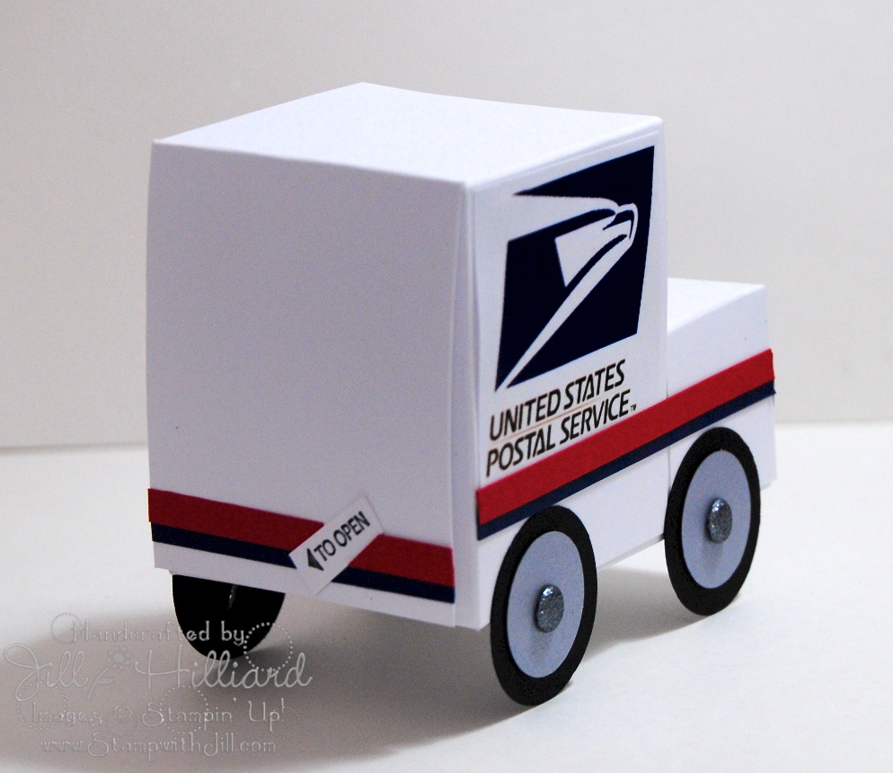 Getting My Gift on Day 1 the mailman Jill's Card Creations