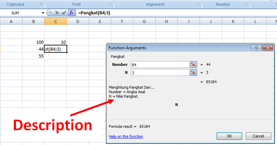 MACRO IN EXCEL: Add Description To Function