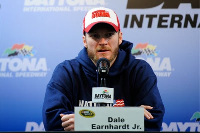 NASCAR Driver Dale Earnhardt Jr. - Testing at Daytona