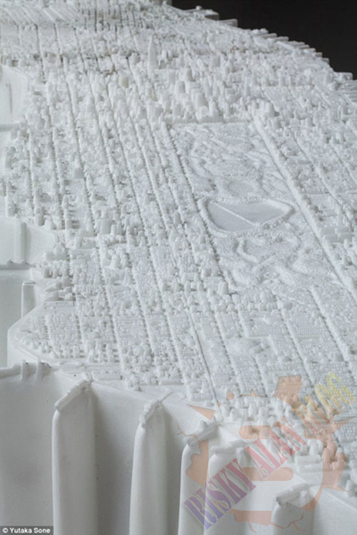 Inilah Peta Model Kota Manhattan Yang Terbuat Dari Marmer [ www.BlogApaAja.com ]
