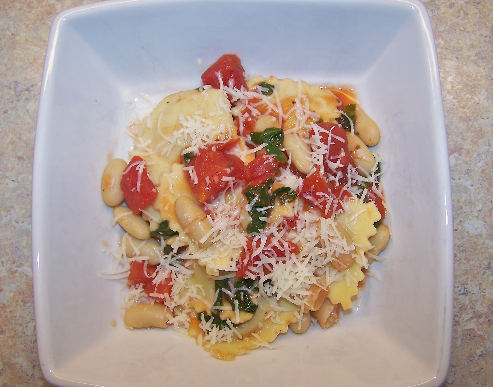 Little Mommy, Big Appetite Meatless Meals 2 Ravioli with Tomato