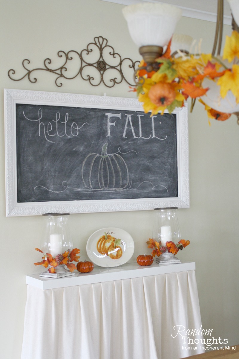 Fall Dining Room & Sitting Room Random Thoughts Home