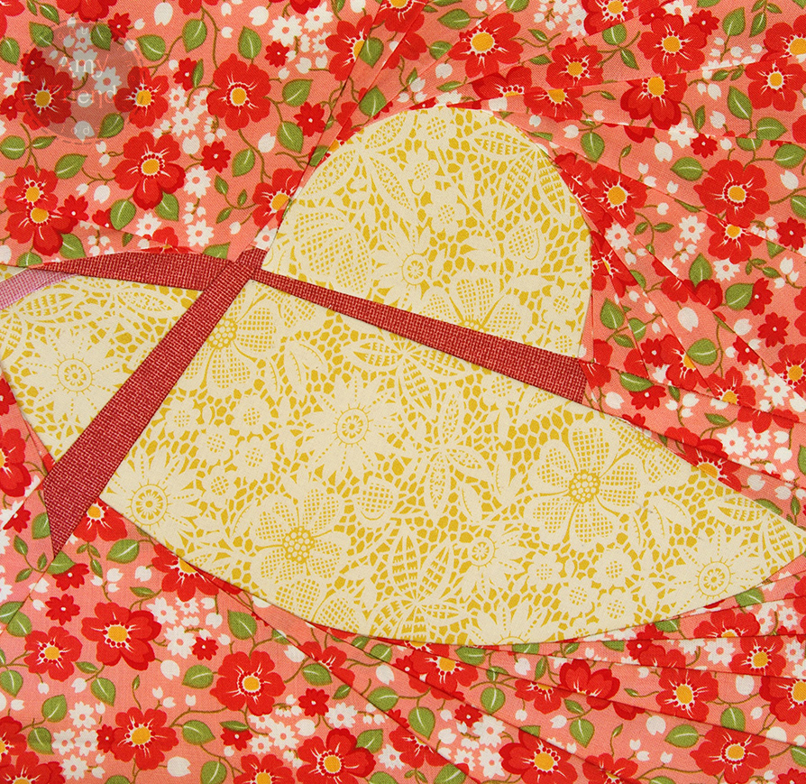 Straw Hat Paper Pieced Pattern During Quiet Time