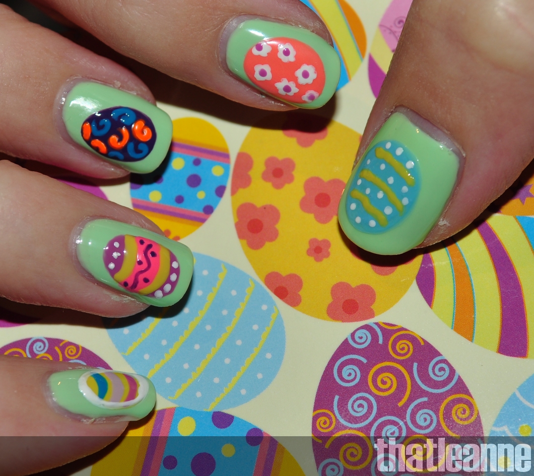thatleanne Easter Egg Nail Art and new Pandora goodies!