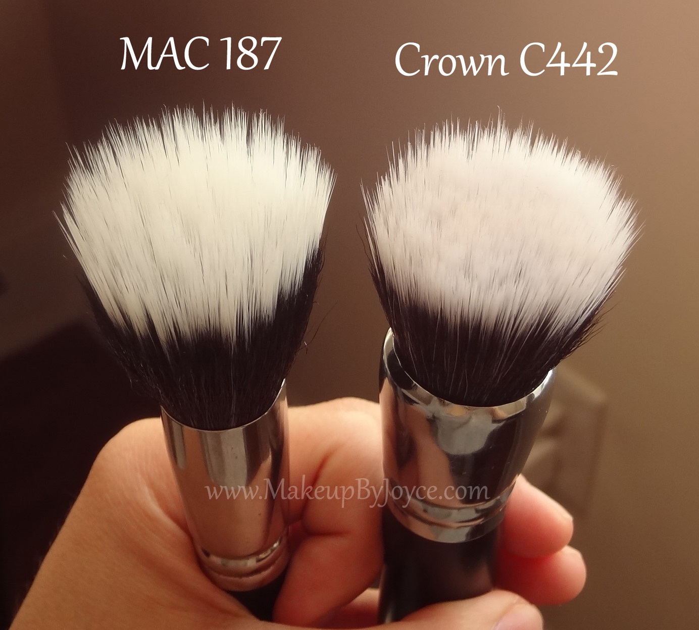 MakeupByJoyce ** ! Review + Comparison Crown Brush C442 Duo Fiber