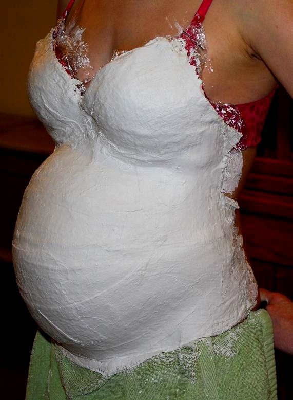 Baby Belly Services Belly Casting 35wks