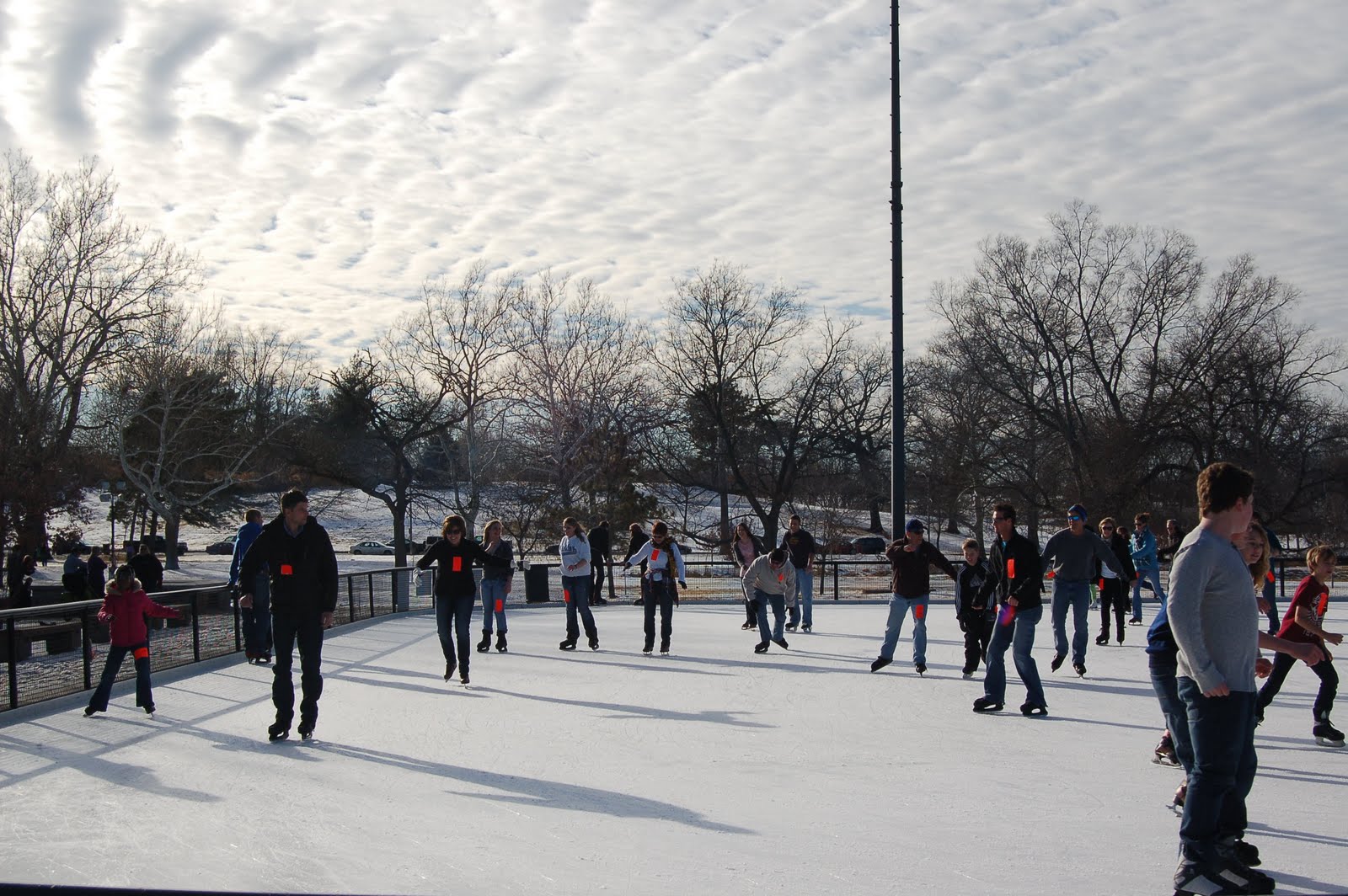 Life with the Moore Family Ice Skating in Forest Park