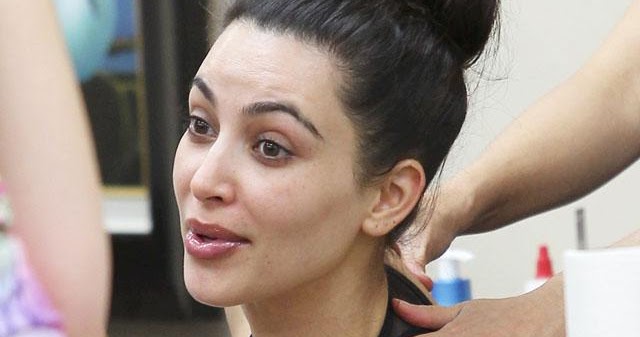 WITHOUT MAKEUP CELEBRITIES: Kim Kardashian Without Makeup New Fresh Images 2013