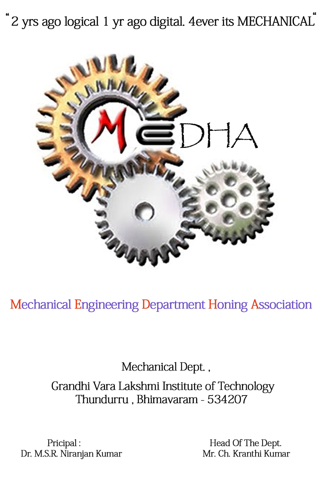 MEDHA [Mechanical Engineering MEDHA [Mechanical Engineering
