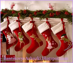 рождественские носки для подарков