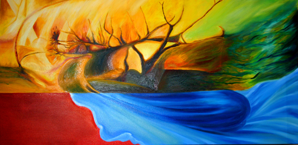 Five Elements Of Art : I found my thrill over the hill five rivers merlot