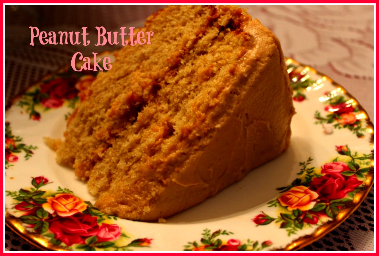 Sweet Tea and Cornbread Peanut Butter Cake!