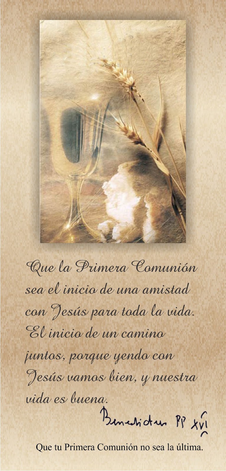 Frases para primera comunión y confirmación Imagui
