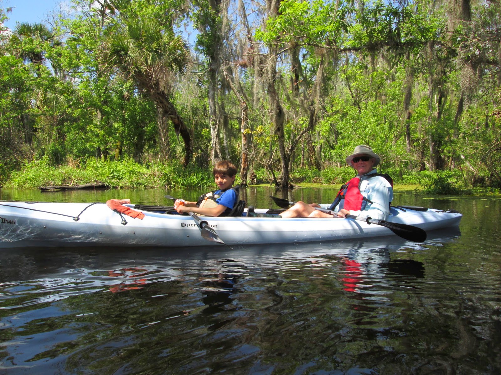Central Florida Kayak Tours Kayaking near Sanford, FL on the Wild and