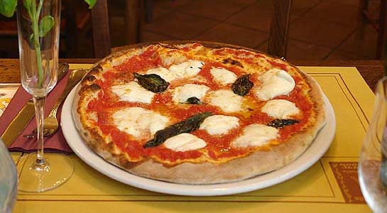 seen inside the pizzeria