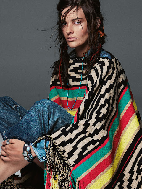 vogue australie,photoshooting,pocahontas,wild,amérindien,mode,greg kadel,amanda murphy