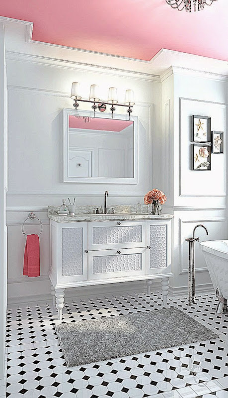 Pretty Charm Style Bathroom  Daily Interior Design Inspiration Pretty Charm Style Bathroom  Daily Interior Design Inspiration