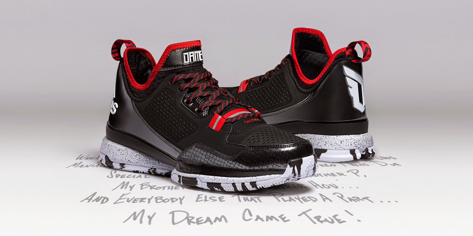 all black damian lillard shoes