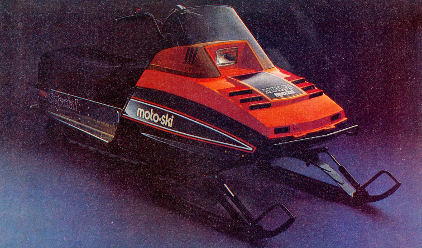 CLASSIC SNOWMOBILES OF THE PAST 1980 MOTOSKI MUSCLE SLEDS