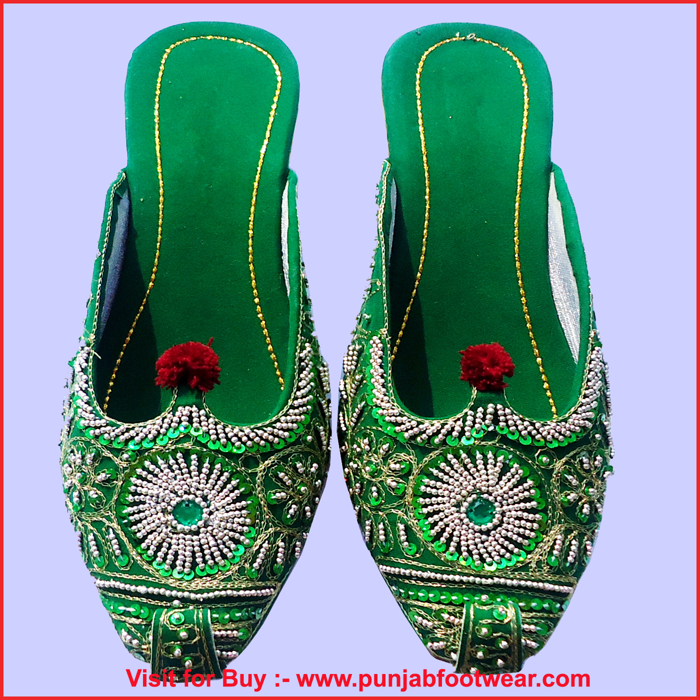 Women Beaded Shoe,Designer Shoe Indian khussa shoes