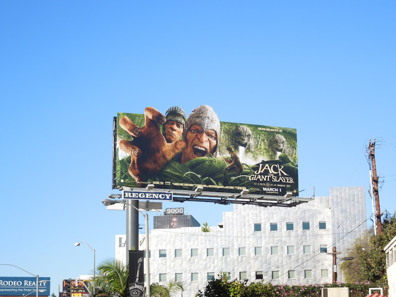 Jack The Giant Slayer billboard Sunset Strip Jack The Giant Slayer movie billboard