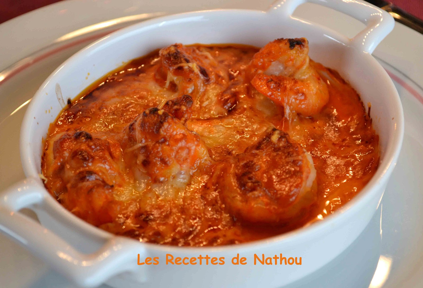 Ma cuisine au fil de mes idées... Scampis à la diablotine et piment d