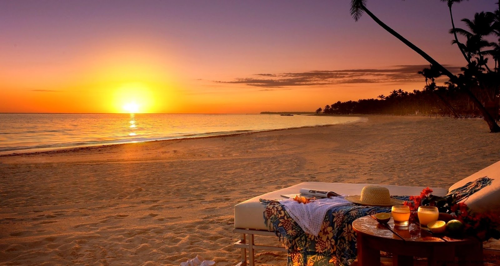 Evening Beach Sunset Evening Beach Sunset