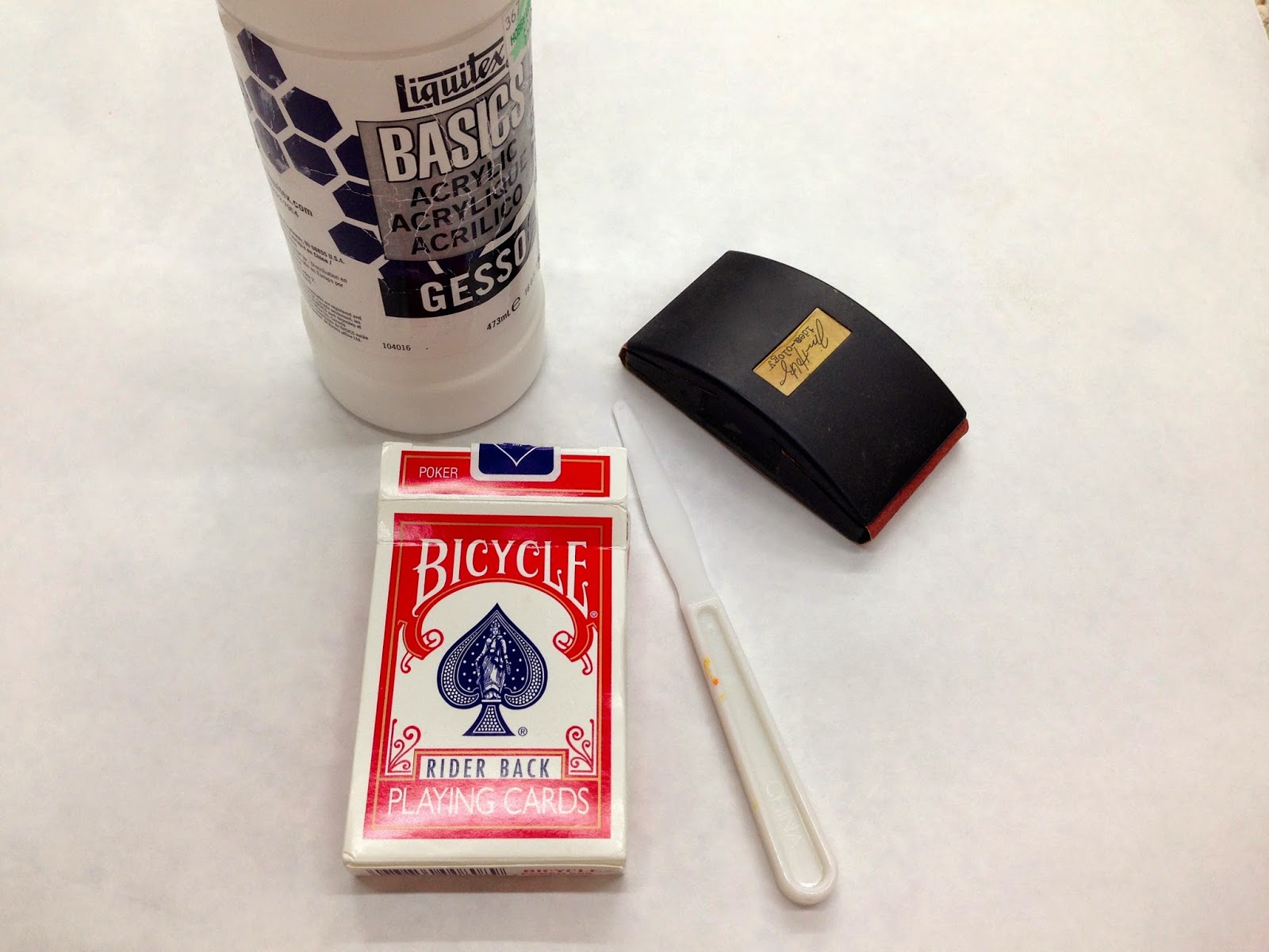 Claudine's Art Corner Altered Playing Card Challenge Day 1