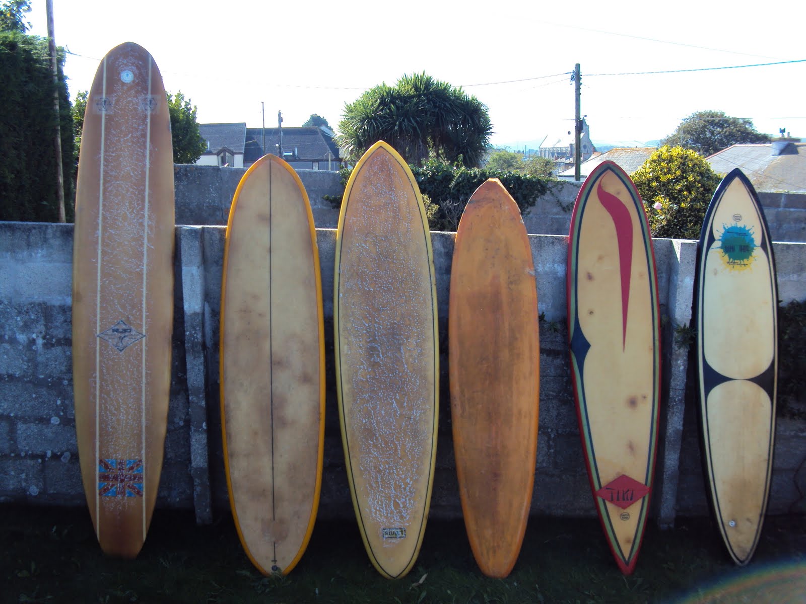 vintage surfboard collector UK the whole caboodle