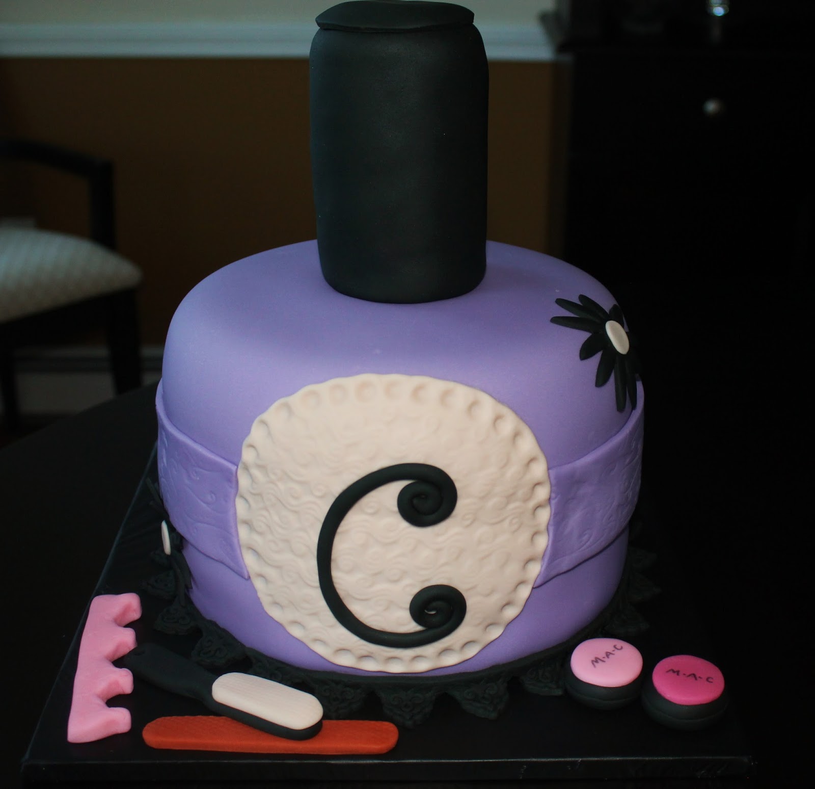 Creative Cakes by Lynn Giant Nail Polish Bottle Cake