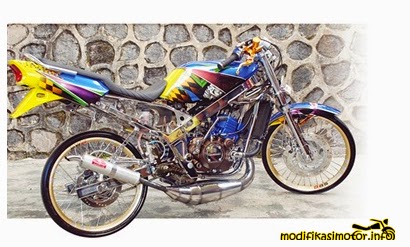 Modifikasi Kawasaki Ninja - modifikasi kawasaki ninja rr pelek jari jari