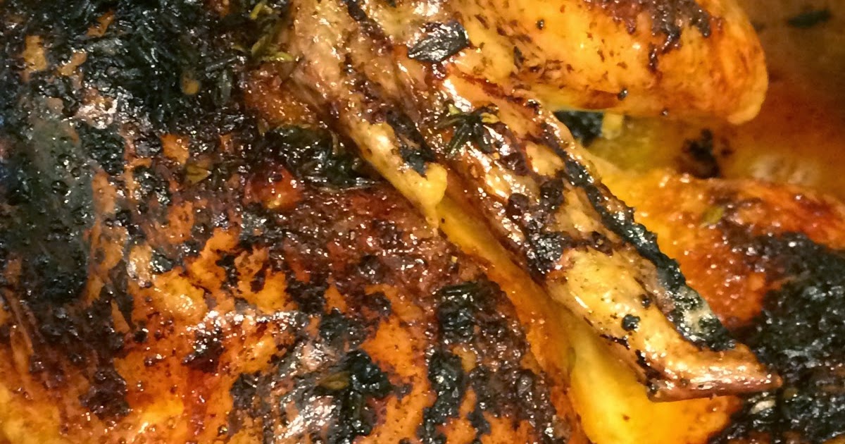 Agave, Lemon and Thyme Roasted Chicken