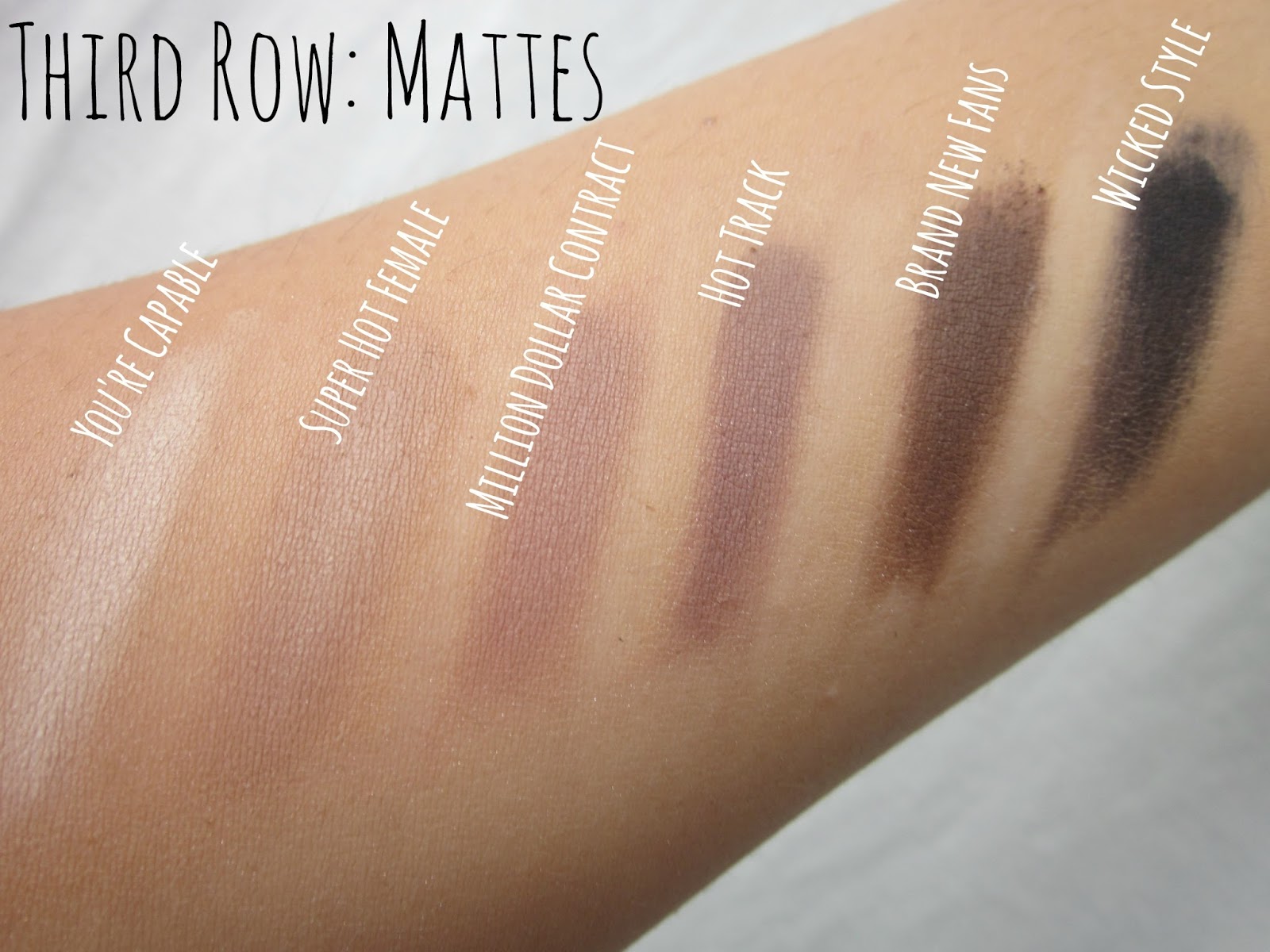 make up revolution what you waiting for palette swatch swatches