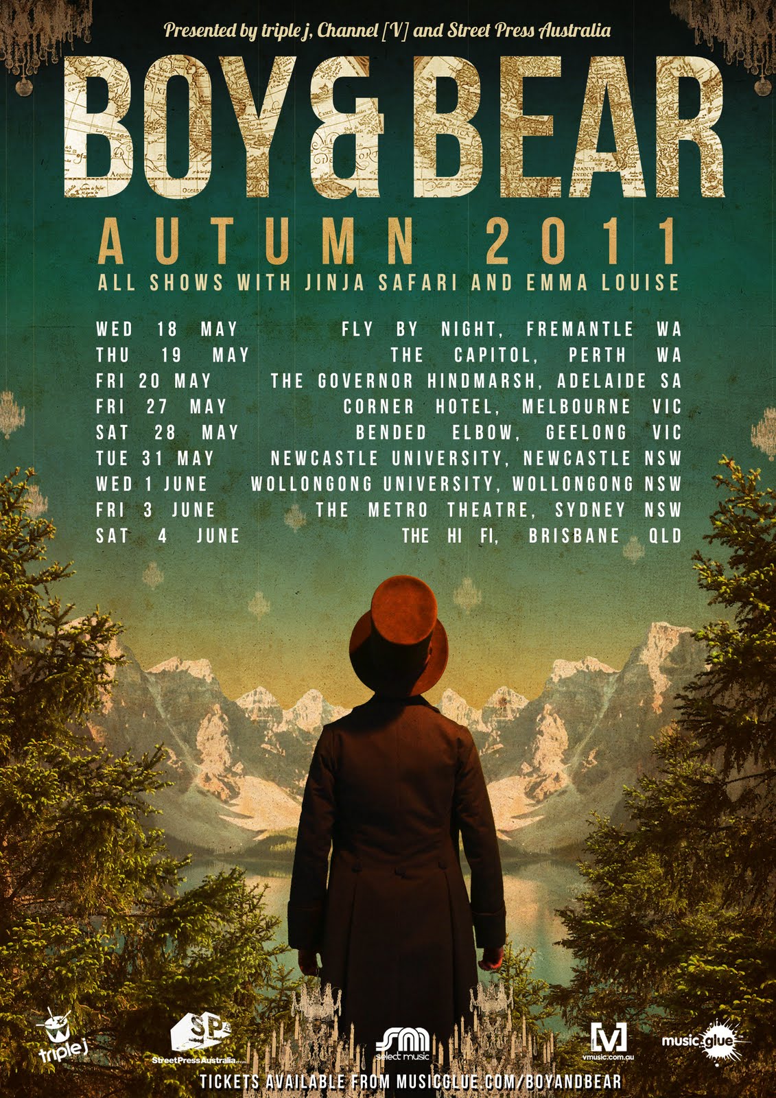 beware late night thinking Boy & Bear Autumn Tour