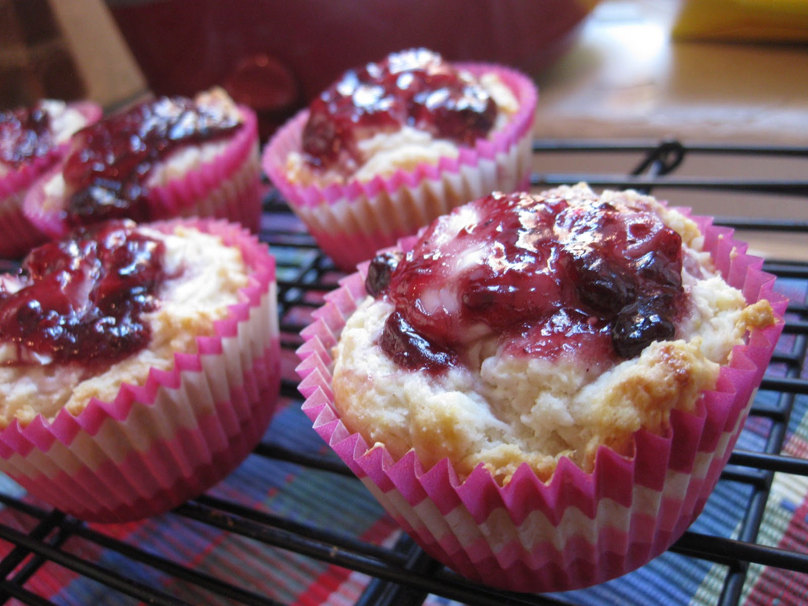 Sunday Treats Raspberry Cream Cheese Coffee Cake Muffins
