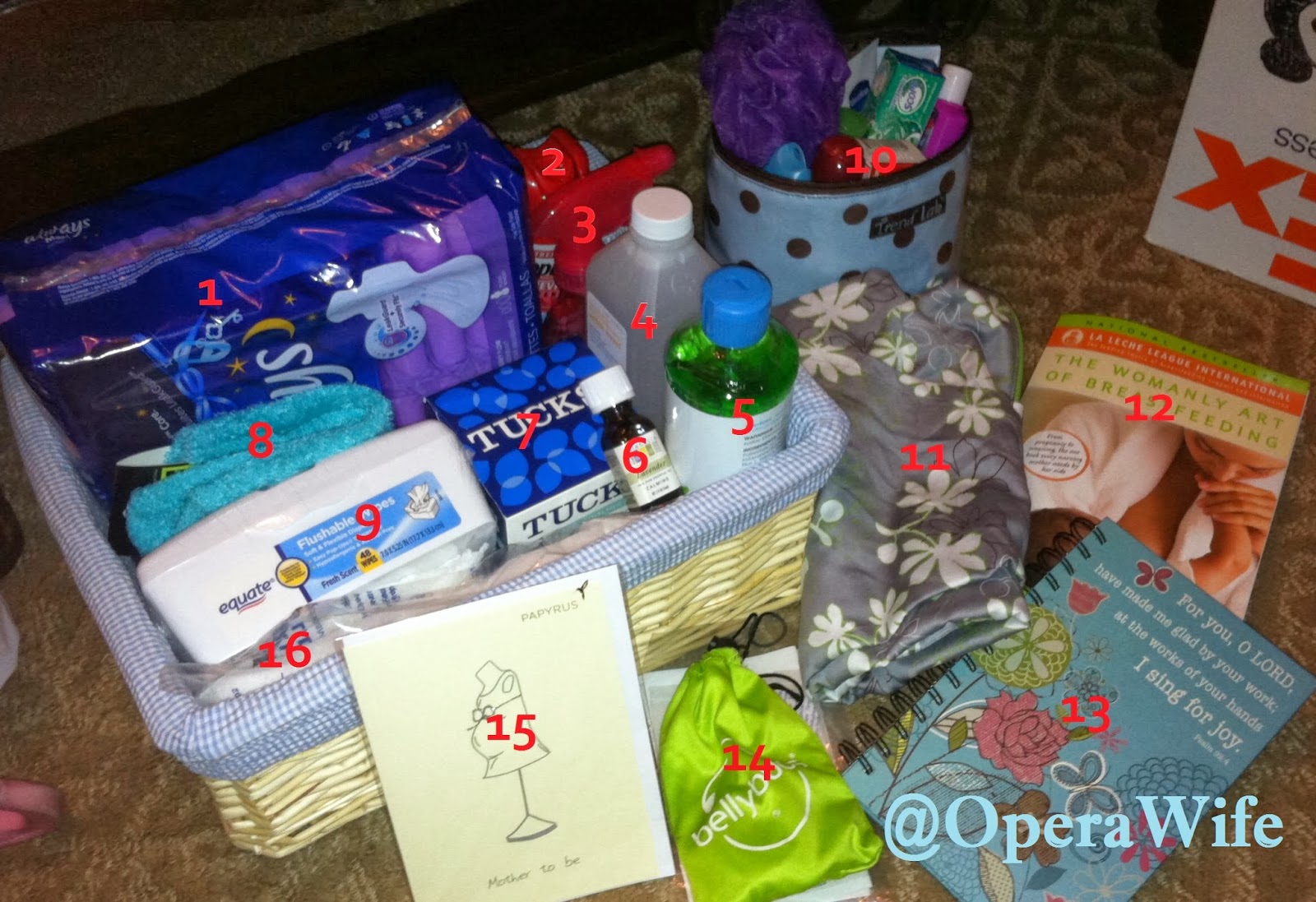 My Caffeinated Life Mom Hacks Postpartum Mom Gift Basket