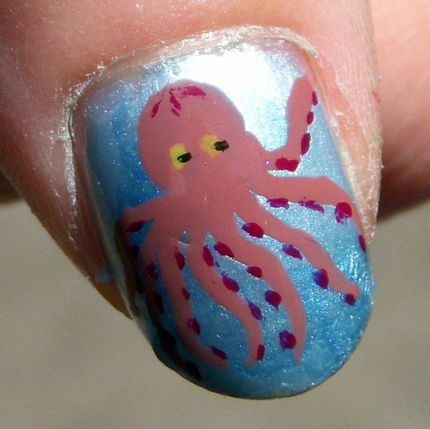 Quixii's Nails: 07/14/12 - Sea Life Nails