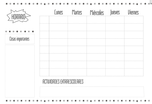 Agenda Semanal Para Imprimir Agenda Semanal Para Imprimir